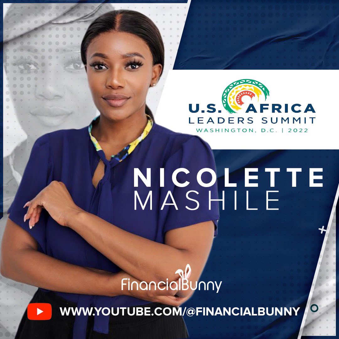 Never been more grateful🙏🏾 To my God

It’s Nicolette Mashile also known as the Financial Bunny reporting live from the US Africa leaders summit in Washington DC 🙏🏾🔥