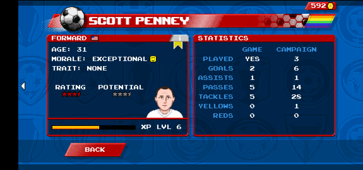 TheRetroCoach's tweet photo. A nice touch with the Global Championship mode in #RetroGoal is that the Achievements tab tracks both championships won with zero restarts and any restarts.

(I had one for testing purposes. Didn't really need to bail. 😉) 

You can also put GC players in your Hall of Fame! https://t.co/NmLjfdPvdL