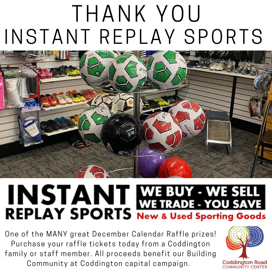 Winner Announcement! The randomly selected winner of our December Calendar Raffle for December 6th was Mark Fetzko! Yesterday's prize was a 2-part prize. Part one is a $25 gift certificate for Instant Replay Sports! We thank both Mark and Instant Replay Sports for their support!