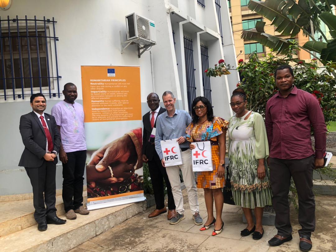 AdeshTripathee's tweet photo. Very Fruitful exchanges with @ECHO_CESAfrica team regarding humanitarian response, #ECHOPPP and evolving priorities joined by @CroixRougeCam, #FrenchRedCross and @IFRCAfrica. https://t.co/A2aBIZI7MC