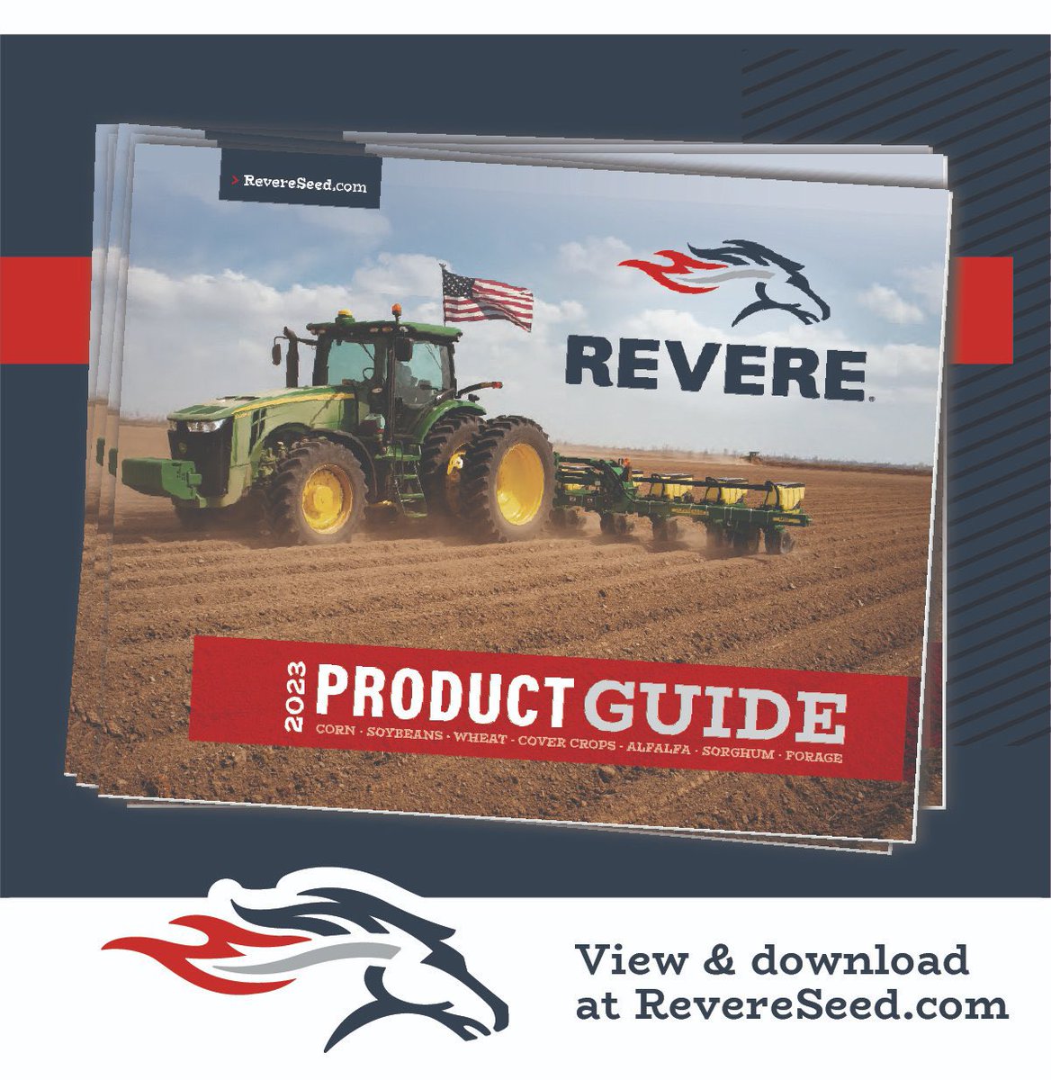 RevereSeed's tweet photo. With #harvest22 in the rearview mirror for many, it's time to look ahead to #plant23 and we're ready. Check out our 2023 @RevereSeed Product Guide on our website today! #plant23 #yesitstime
Go: https://t.co/SHvRki1CEg https://t.co/QKCn9qY83B