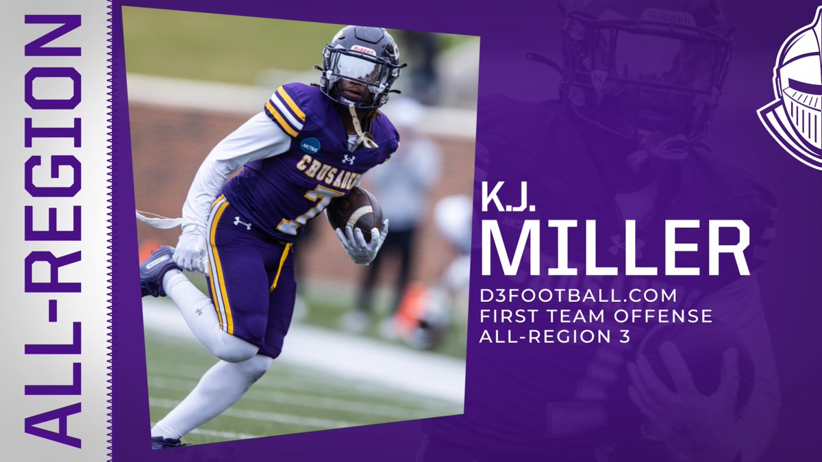 CruFootball's tweet image. ⭐ALL-REGION FIRST + SECOND TEAM⭐

CONGRATS, @Kj_MillerJr  !!

#gocru #stac22