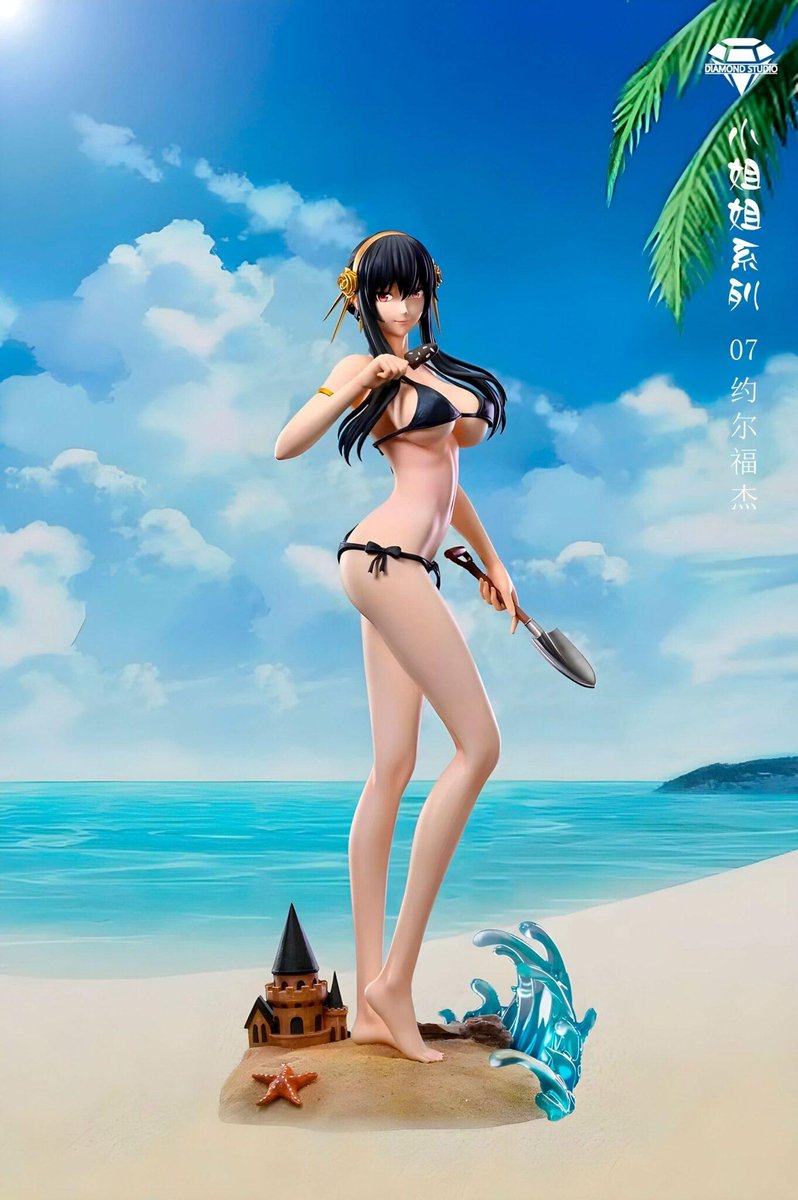 ElMundoShiro's tweet photo. El grupo creativo #DiamondStudio ha anunciado una nueva #Figura de su línea de productos/diseños #BikiniSeries, basada en el personaje #YorForger de la franquicia de #SPYxFAMILY. https://t.co/kAImPurMiL