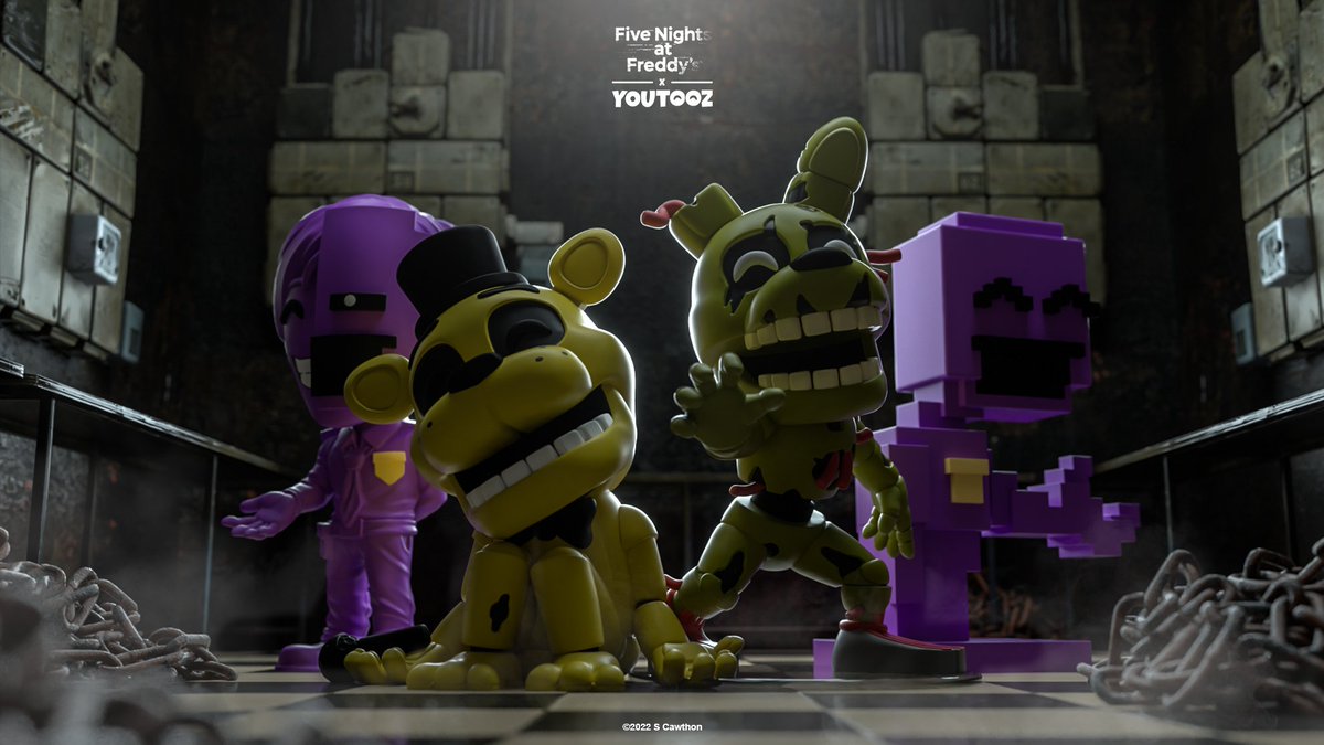 daileh but Youtooz on X: With all the FNAF news going on recently