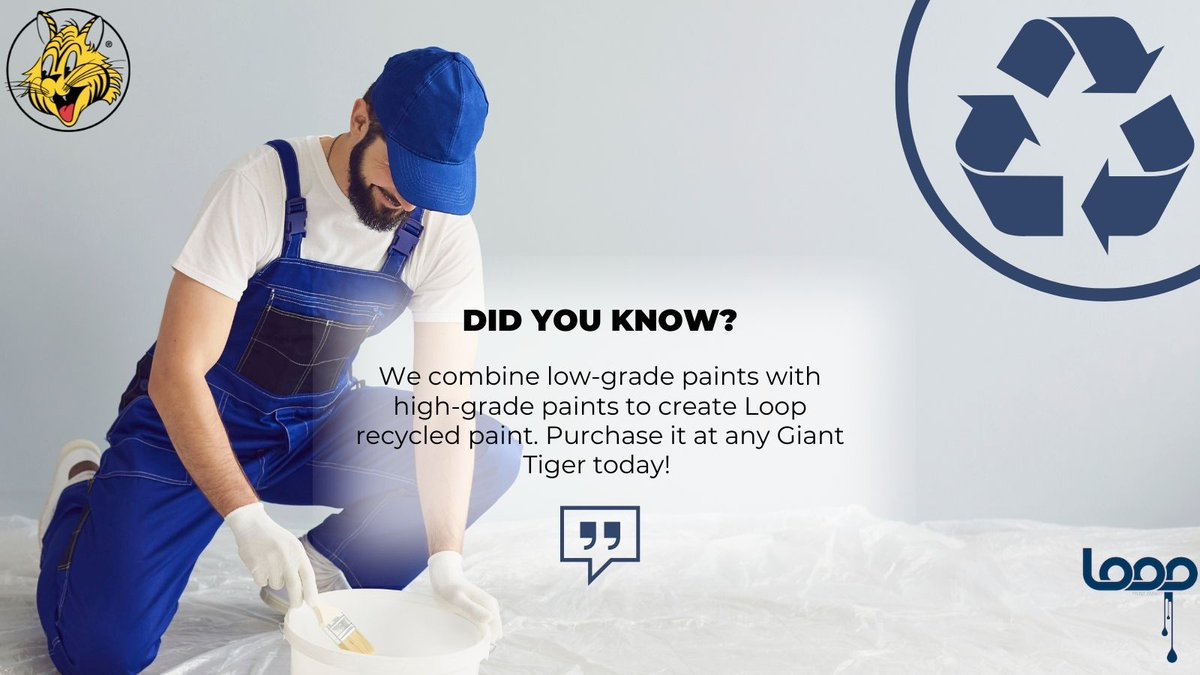 Loop Recycled Paint tweet media