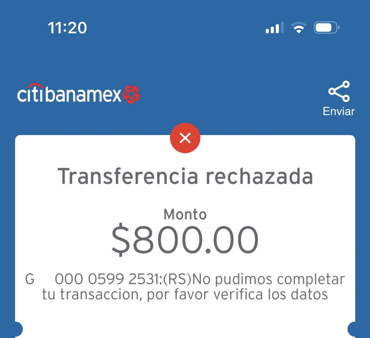 AndyRubio08's tweet photo. @Citibanamex ya estaba funcionando y otra vez empieza a salir lo mismo!! 😩 https://t.co/Nq8HTXx30b