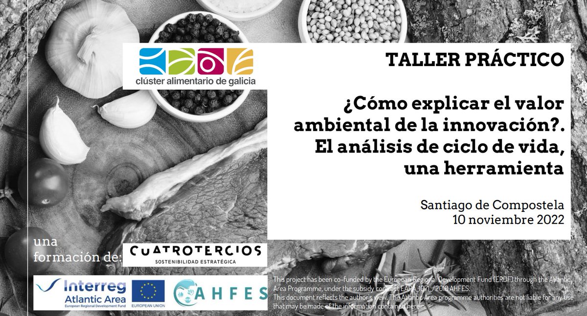 AhfesProject's tweet photo. Clusaga, socio de AHFES, imparte dos excelentes talleres sobre sostenibilidad en alimentos saludables.
El segundo, entregado en español es
Cómo explicar el valor ambiental de la innovación. Análisis del ciclo de vida
Descarga la presentación aquí
https://t.co/YYVf4VKl4Z https://t.co/e9jdvyJydE