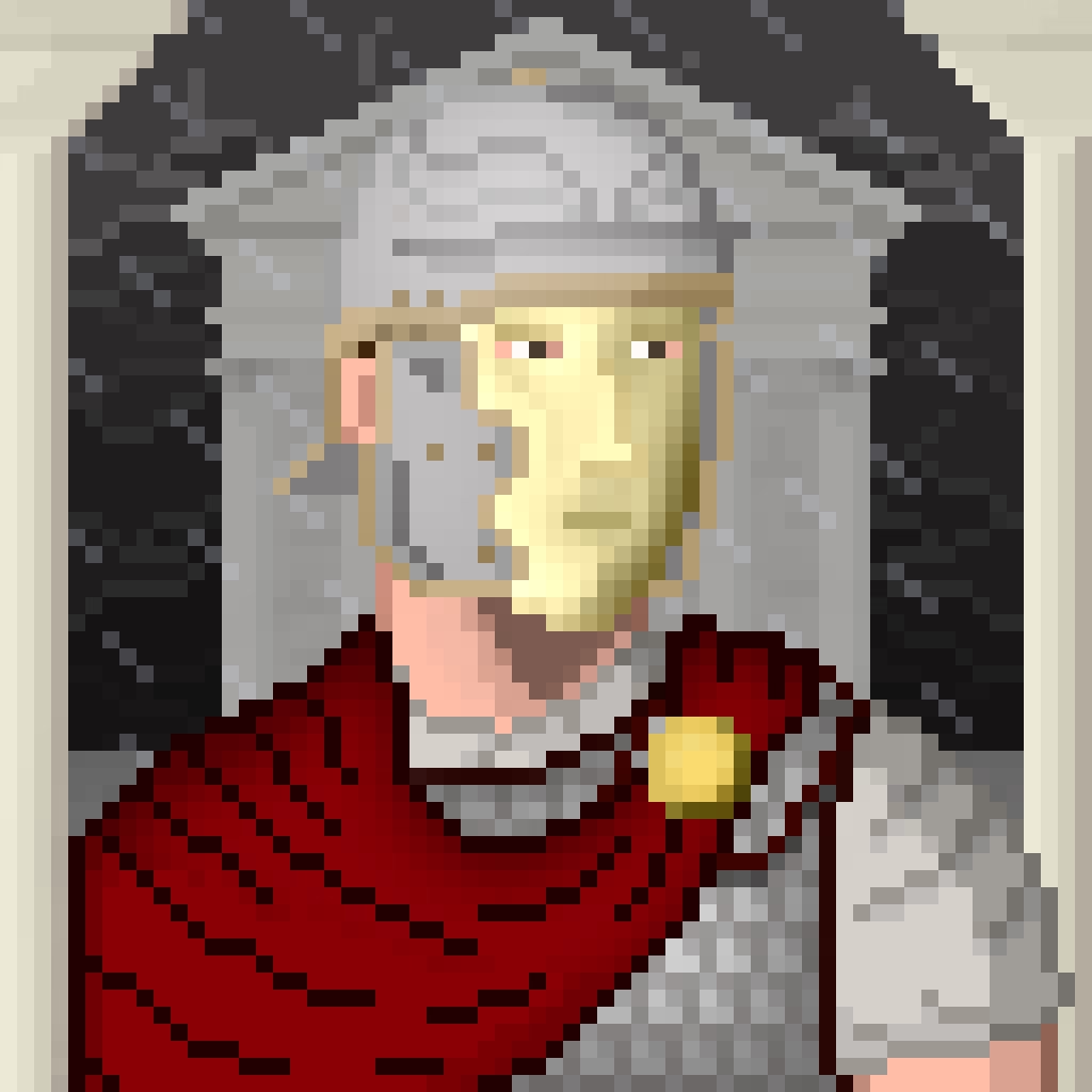 PixelRoman #2890 for sale!

4,5 $MATIC

A legionnaire with a rare brass mask and red cape!

opensea.io/assets/matic/0…