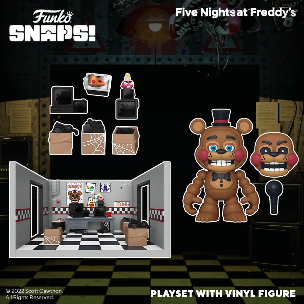 顔が取り外せるギミック』がFive Nights at Freddy'sとベストマッチ