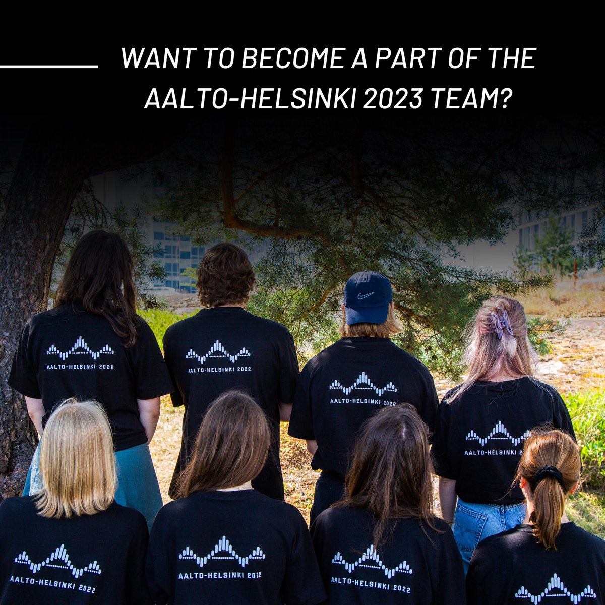 APPLY TO THE 2023 AALTO-HELSINKI IGEM TEAM! 🤩 
We are looking for students from Aalto University and the University of Helsinki with various backgrounds!

The application is open until January 8th 23:59. More information and the application form: aaltohelsinki.com