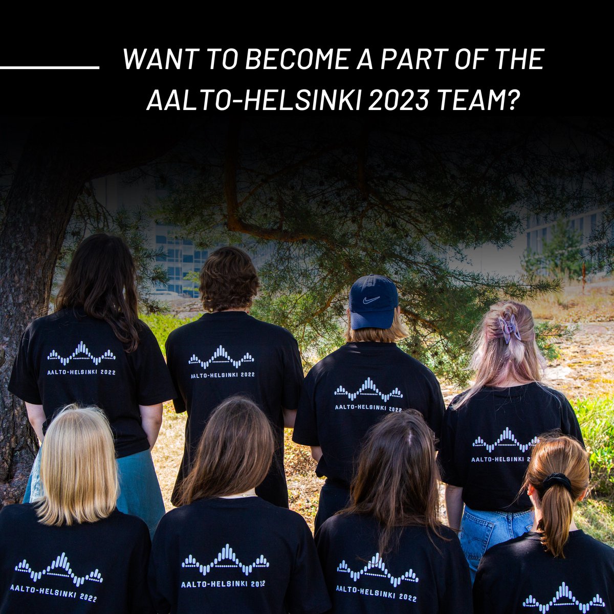 APPLY TO THE 2023 AALTO-HELSINKI IGEM TEAM! 🤩 We are looking for students from Aalto University and the University of Helsinki with various backgrounds! The application is open until January 8th 23:59. More information and the application form: aaltohelsinki.com