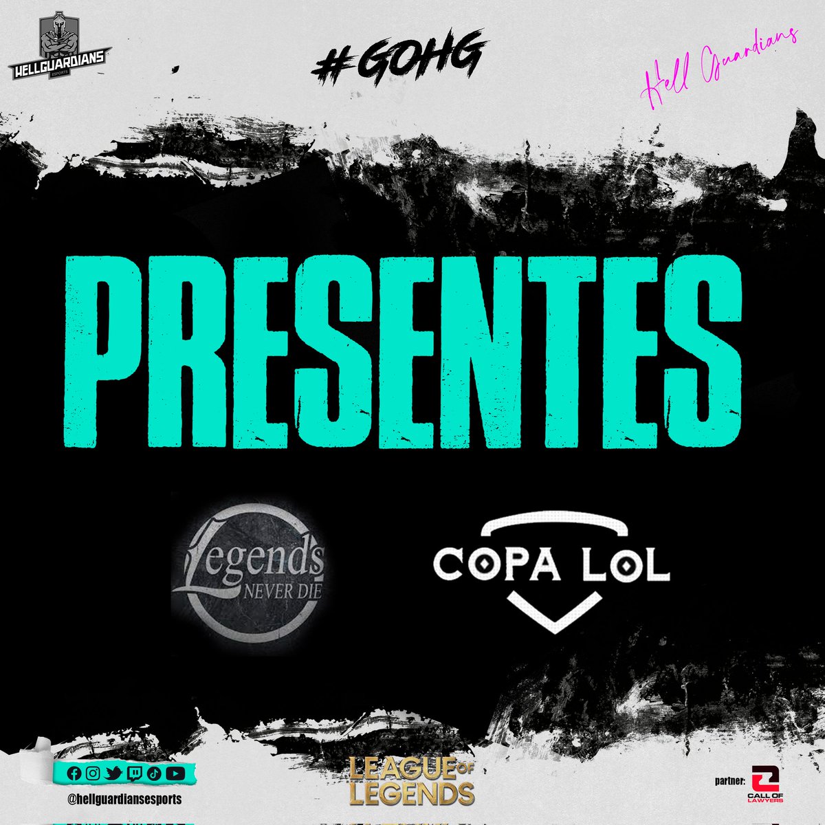 Finalizaremos este año 2022 con estos dos torneos. Copa LOL de <a href="/tdiviertEsport/">TdiviertEsport</a> y Never Die de <a href="/TorneosLND/">Nicolas Tobias Luque</a> .

¡Muy felices de poder participar!

#GOHG 
<a href="/morgana_las/">Morgana</a> 

<a href="/CallOfLawyers/">Call of Lawyers</a>