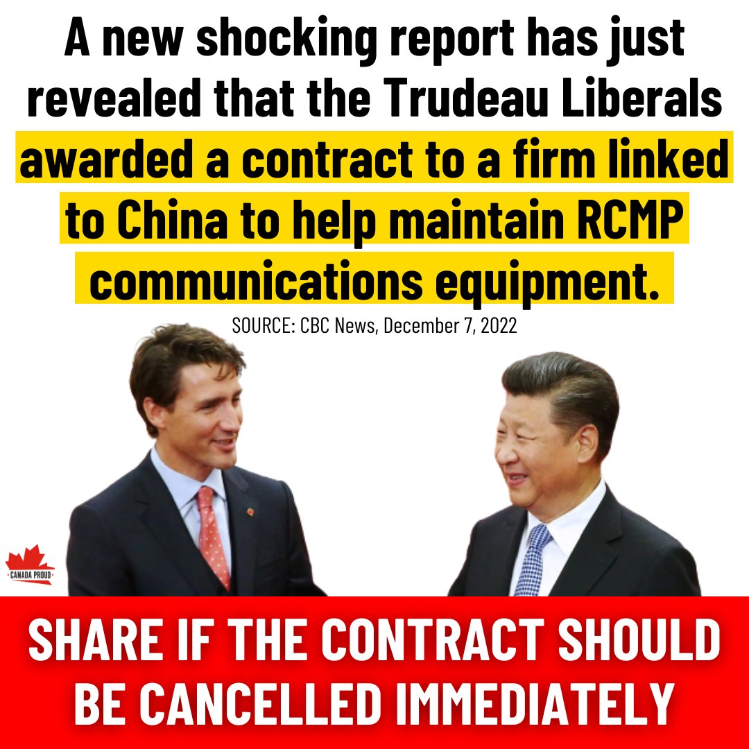 What happens if the Communist Party of China gets access to RCMP communications?