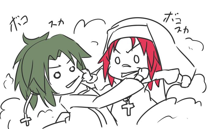 うちの創作は平和路線です、優しい世界なんです😃 