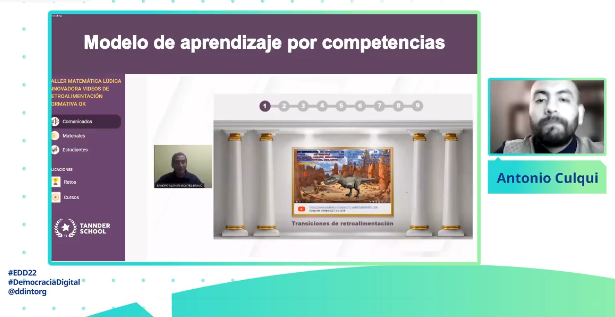 kasenperu's tweet photo. Tenemos el gusto de presentar a Antonio Culqui, @antonioculqui quien nos explica sobre el proyecto Tannder School @tannder_edu en este el “VIII Encuentro Democracia Digital”.
@ddintorg @elaforde @kasenperu @DemoDig
#EDD22 #DemocraciaDigital #KAS4Democracy #KAS4Innovation https://t.co/04VjeMCIZT