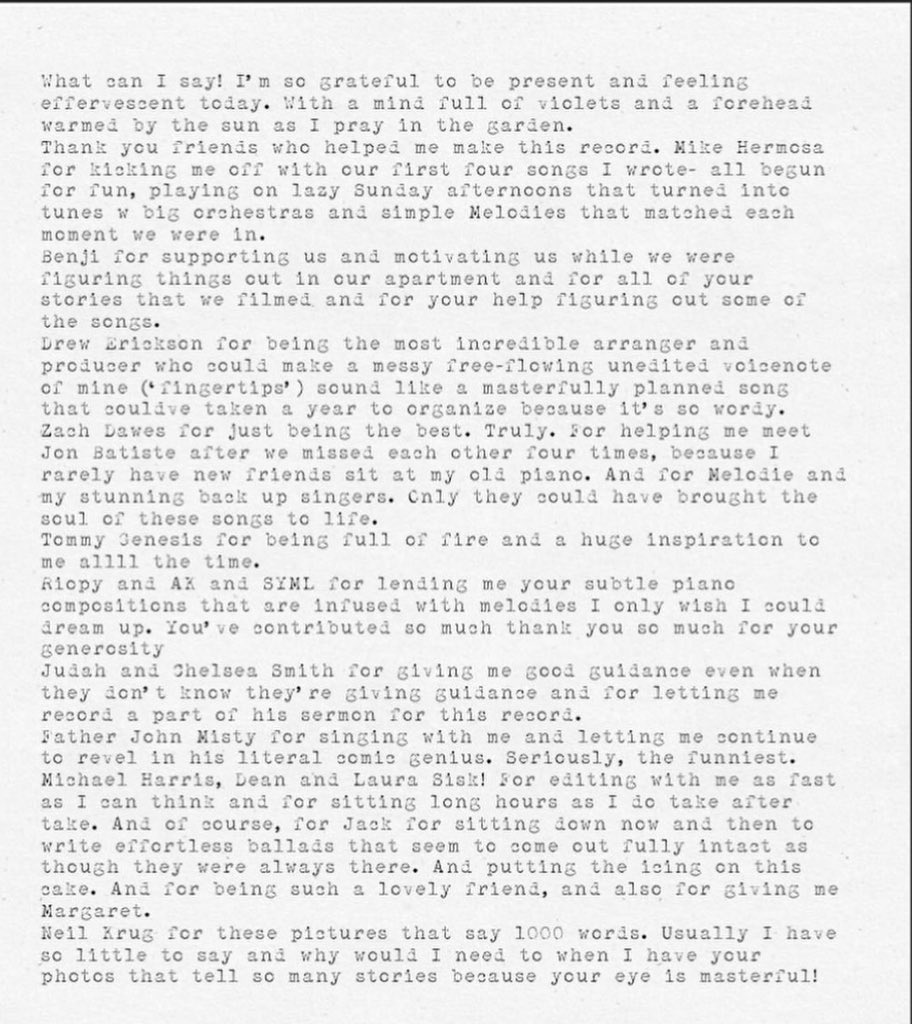 Lana Del Rey shares a message ❤️