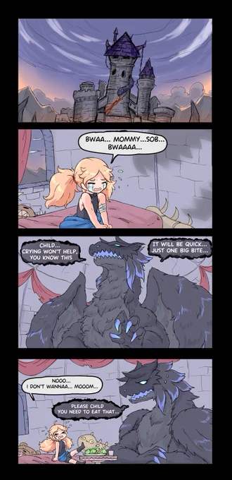 The dragon's meal 
