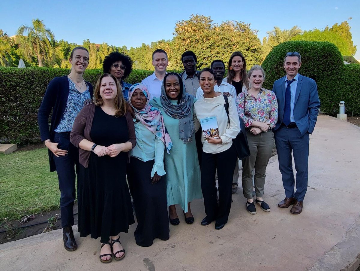 Peacebuilding Fund's partners 🇪🇺 🇩🇪 🇮🇪 🇳🇱 🇳🇴 🇸🇪 🇬🇧 are in Sudan this week to meet w/ the <a href="/UN_Sudan/">United Nations Sudan</a> country team, partners, interact with local communities and see the impact of PBF's community-based investments ensuring that essential support reaches people who need it most.