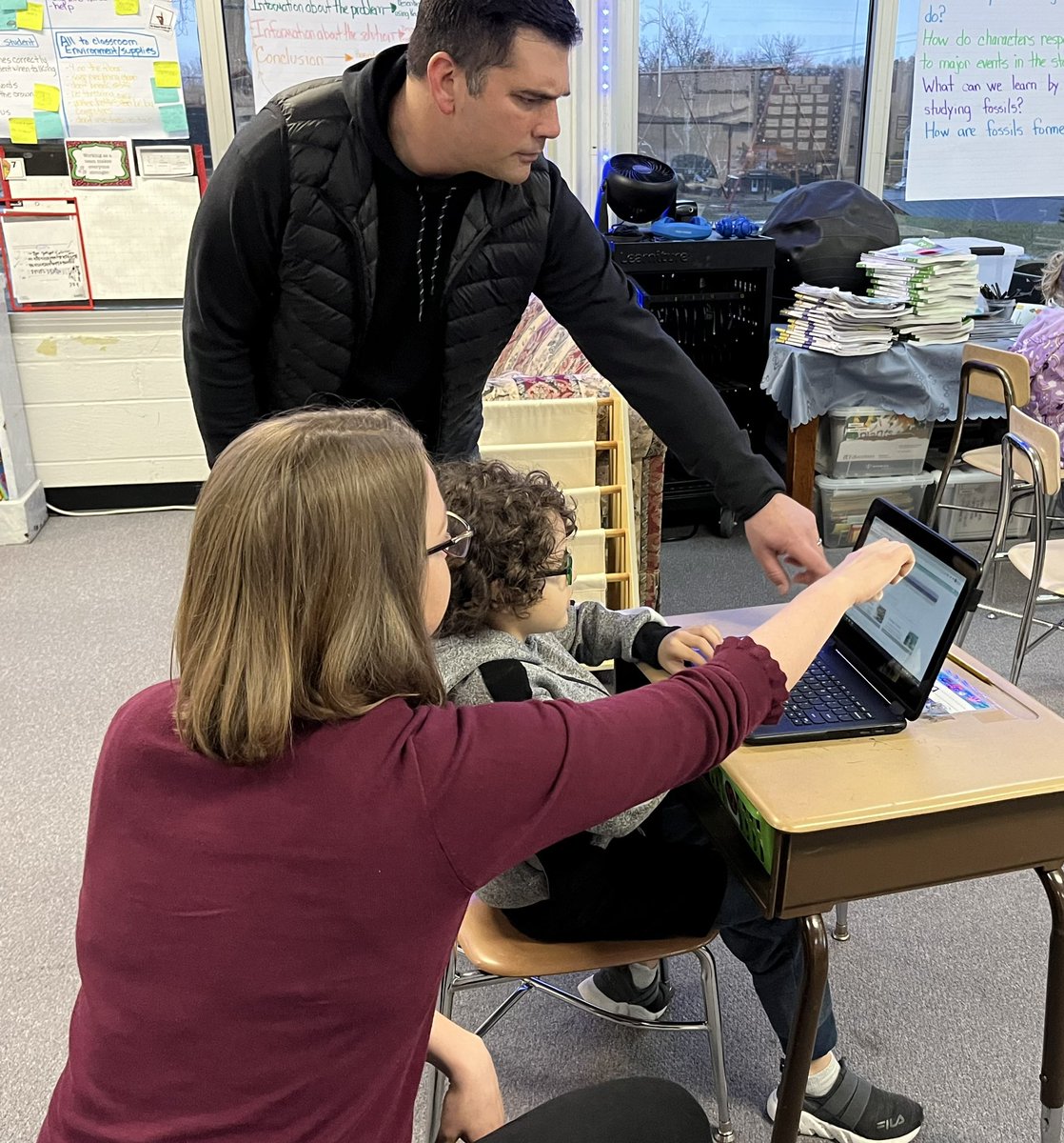 Thank you Friederike Bostelmann for coming to code with us today!!! #HourOfCode <a href="/ORNL/">Oak Ridge Lab</a> <a href="/ORNLCommunity/">ORNL Community</a> <a href="/WBESbears/">Willow Brook Elementary School</a>