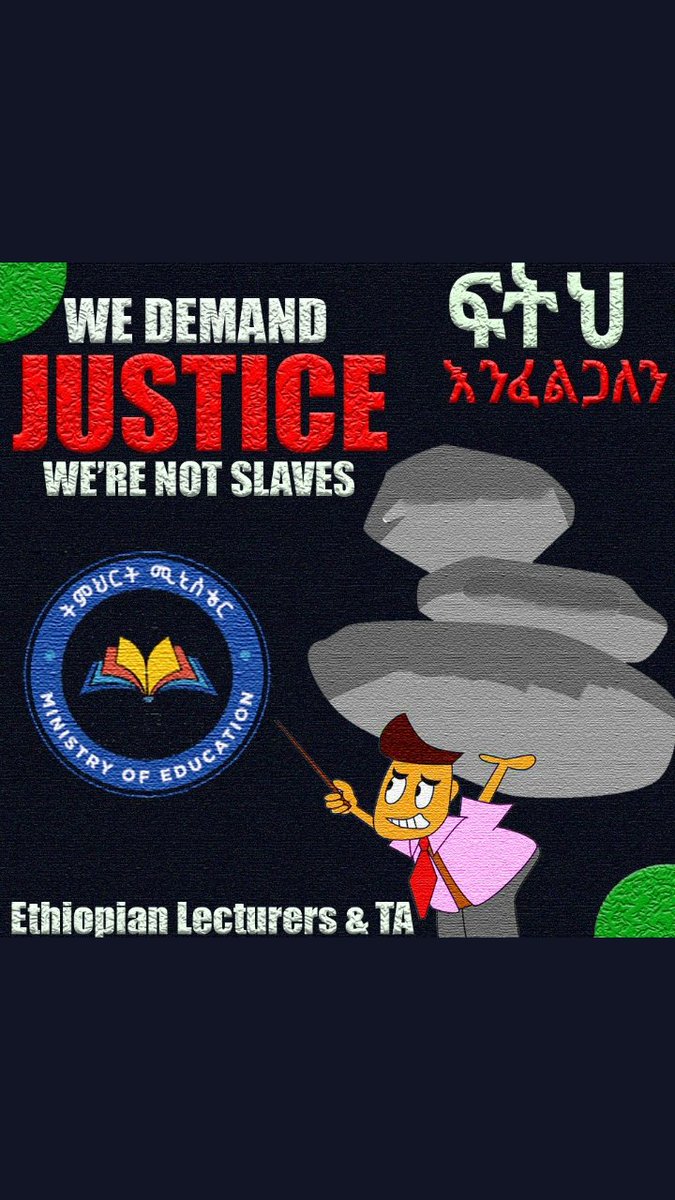 Allexan111's tweet photo. 🔴 BREAKING 🔴
The 3rd nationwide Job Strike held by Ethiopian university lecturers &amp; technical assistants is still intensified and continuing.
Since the government doesn't prioritize education, it said noting to their concerns about the extremely low wages and living standards. https://t.co/4I4USEglmN