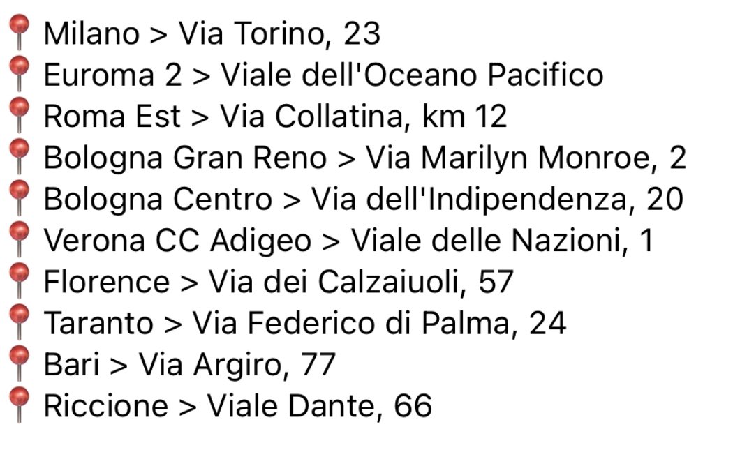 This December let yourself be carried away by a dreamlike partnership:

MANIA by #CanYaman is waiting for you at Marlù's stores all over Italy with dedicated corner.  
Come and try it live the immersive sensory experience.
 
Locations are attached👇