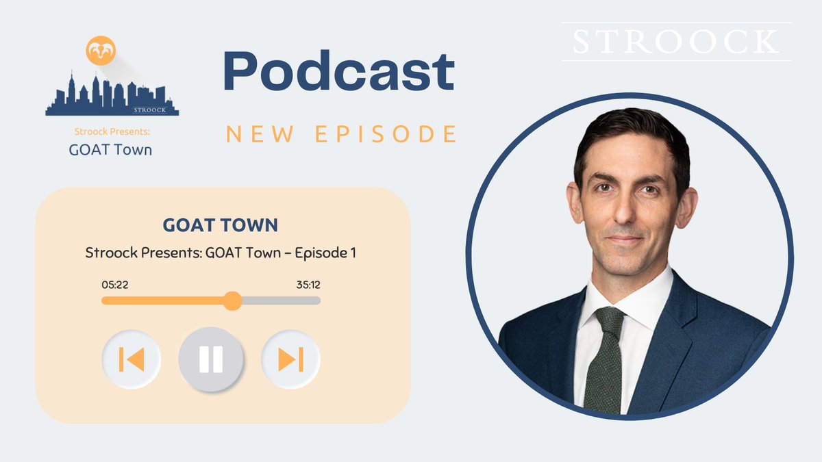 Stroock Real Estate tweet media