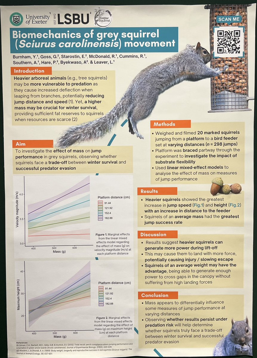 ASABeducation's tweet photo. Congratulations to Yavanna Burnham, whose poster was chosen by @Royal_High_Sch students as being the best. #asab22 @asab_tweets @asab_conference @CrabExeter https://t.co/yecDcjsbnb
