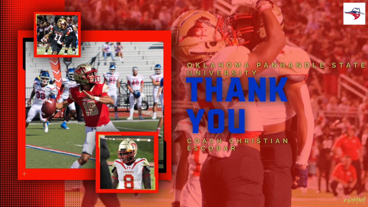 Coach_MacSAGU's tweet photo. Shoutout to @Coach8Escobar for the in person #34ThStreetCheckIn on the Mustangs! Means a lot knowing you could stop by ANY school in the BEST state for football and you came by ours, thank you!
@OPSUFootball
#reCrUitTheStangs #WeArePanhandle https://t.co/01MJR9t3ms