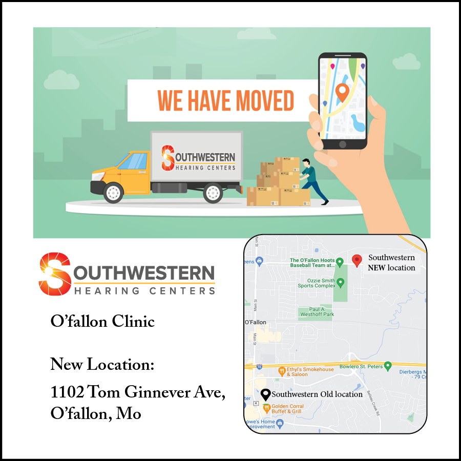 HearMidwest's tweet photo. Our O'fallon clinic has moved.   We are now located at 1102 Tom Ginnever Ave., O'fallon MO. https://t.co/hgEFF3usia