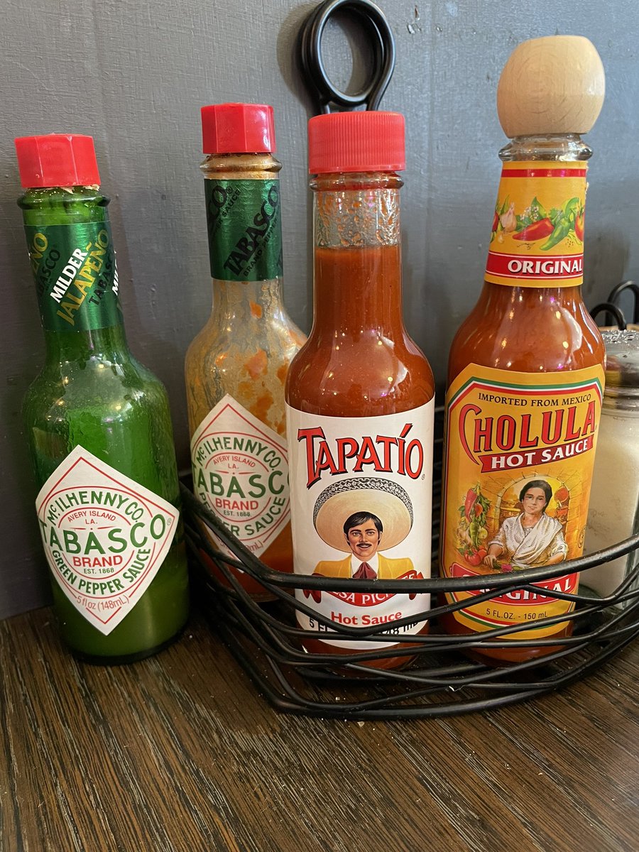 TFPWillEat's tweet photo. @TravisRodgers @ESPNLosAngeles @ramonashelburne which of these hot sauce brands is your favorite? #AskMomo https://t.co/pg5PDxeiHC