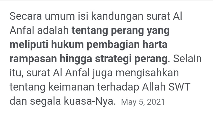 Rkkaa88's tweet photo. @gotdaamn_mf @UmatSantuy @AdindaKeyshaNew Menarik ayat ini bisa memprediksi bahwasanya orang² di bumi itu selalu perang, WW1 WW2 dan juga memprediksi bagaimana keadaan masa depan
Isi kandungan 8:12 , 8:60 , 8:65 silahkan lihat isi kandungan surat Al anfal lebih detail https://t.co/vn64cBbSpd