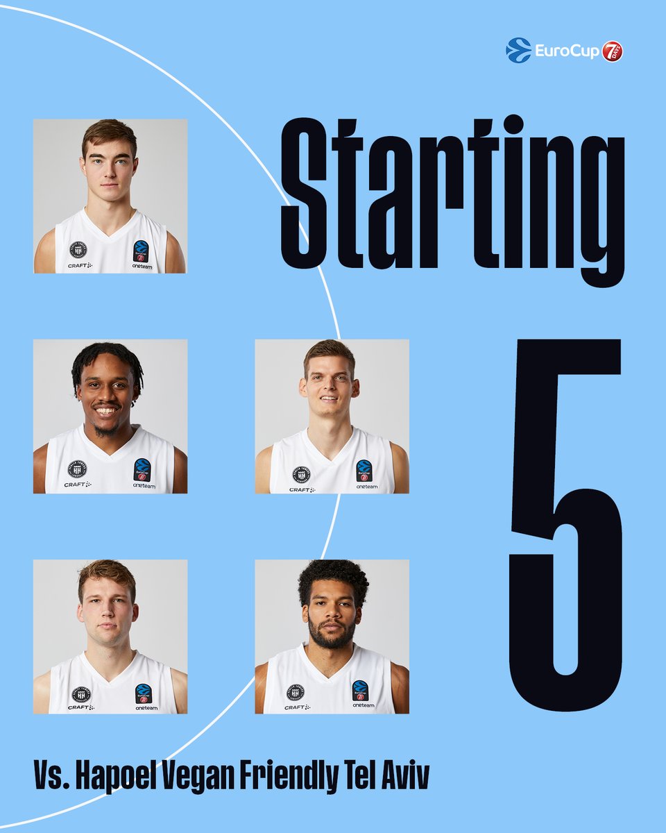 hamburgtowers's tweet image. 🏀5️⃣ Wir präsentieren euch unsere #StartingTowers für #Round07 vs. @HapoelTLVBC 

#9ŽigaSamar
#8JamesWoodard 
#5ChristophPhilipps
#7LukasMeisner
#23YoeliChilds
Let's go Towers! 🏀🔥

📺 Jetzt einschalten! LIVE: magentasport.de | #VeoliaTowersHamburg