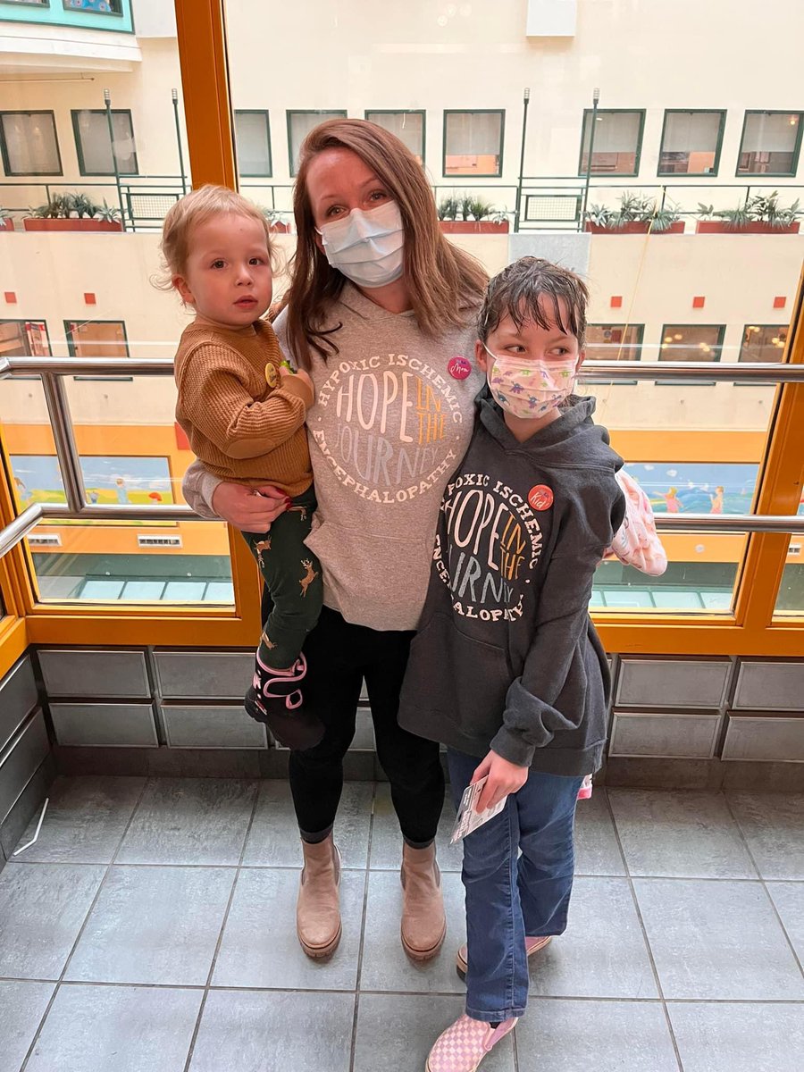 We ❤️ to see our families swagged up for appointments & when it continues conversations started in other venues about the positive impact of @HopeforHIE on families, & how amazing clinicians like @DrStevenPMiller and Dr Emily Tam are! #neotwitter #neurotwitter #patientadvocacy