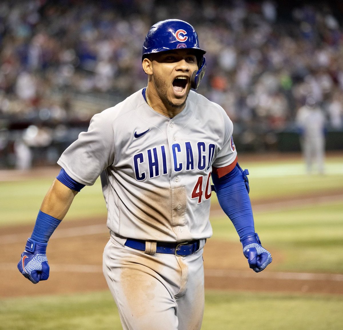 CubsZone's tweet photo. Thank you for everything, Willson Contreras. 14 years as a Chicago Cub. Words cannot express how much Cubs fans appreciate you. You’re a Champion &amp; Cub for life. Wishing you nothing but the best in the next chapter of your career. We will miss you. WC40 forever 🥹❤️ https://t.co/S4tbRgDq6K
