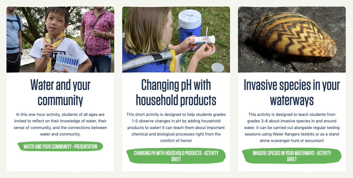 water_rangers's tweet photo. These are just SOME of the activities that are now available on the "lessons & resources" section of our website!
Big thanks to @NSERC_CRSNG's #PromoScience program for helping us develop these great resources.
Check 'em out on https://t.co/xYLJmwYAru if you haven't already! https://t.co/Gkuu88jovC