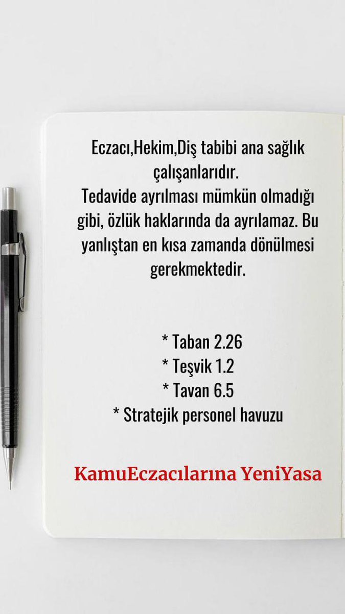 eczersin's tweet photo. KamuEczacılarına YeniYasa https://t.co/93MFPKJFSA