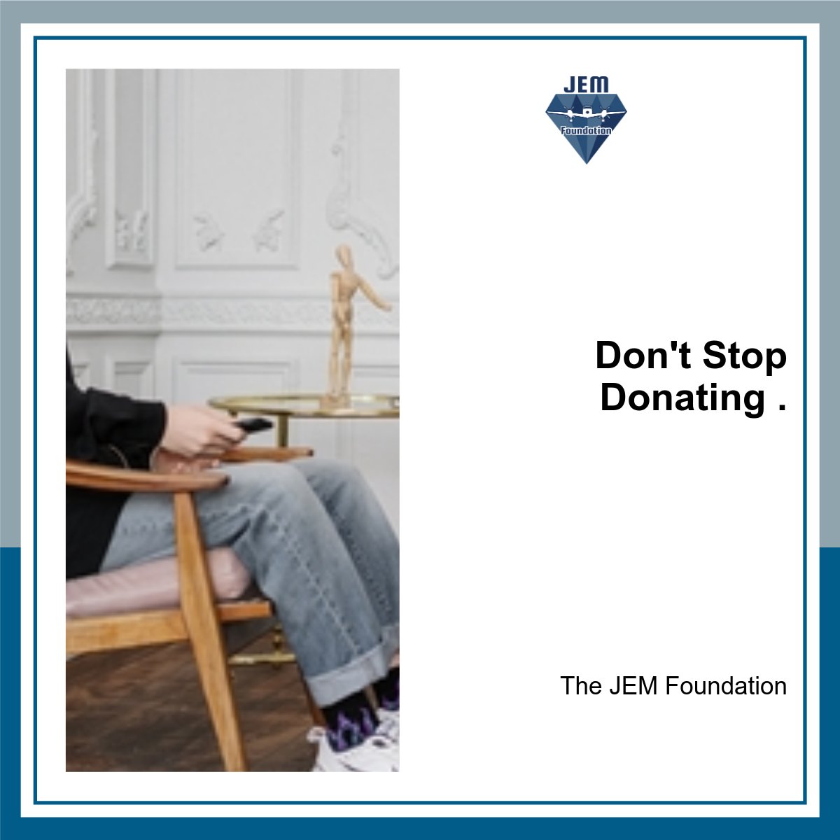 FoundationJEM's tweet photo. Don't stop donating. Donations are vital in our effort to fight against youth suicide. The time is now to help the The JEM Foundation. One click will lead you to us https://t.co/TLNTPy0XAn.  #teensuicide #preventteensuicide #thejemfoundation #Donate #charitablegiving https://t.co/qFr10Hrgcr