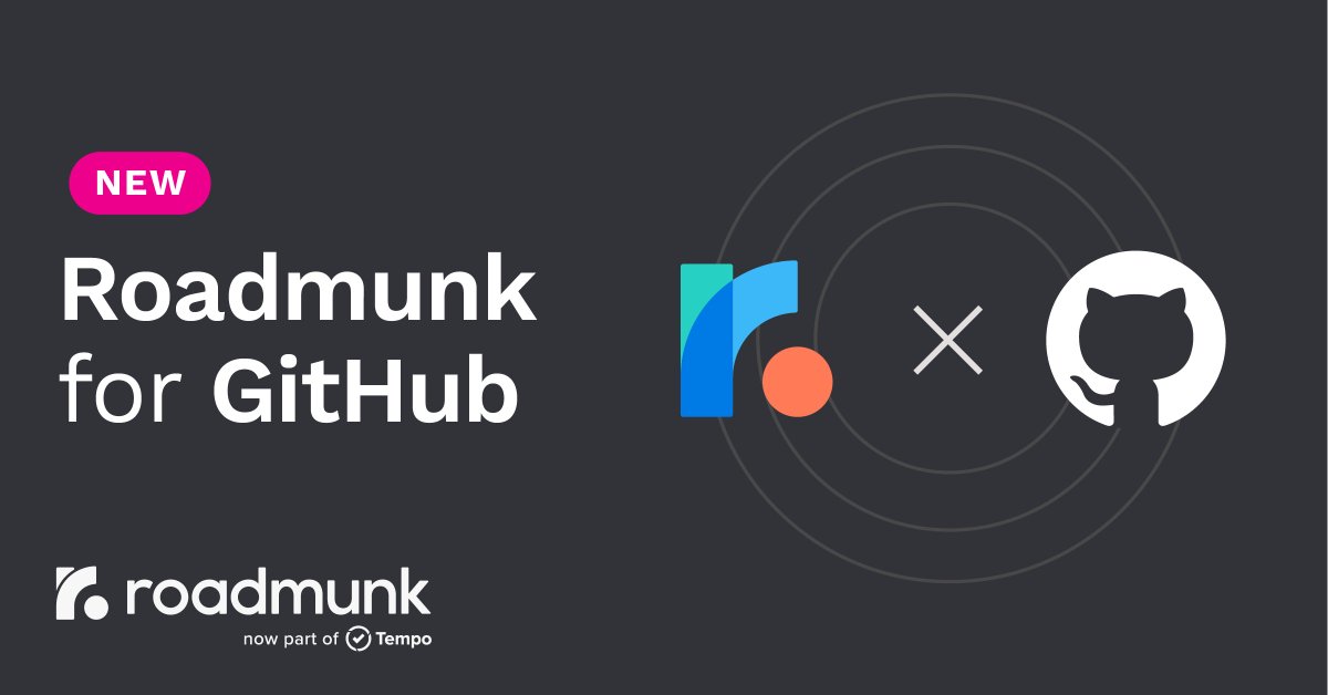 NEW! Roadmunk for GitHub.

Get the best roadmaps for your products by linking Roadmunk to GitHub. With our new integration, Roadmunk for GitHub gives you a high-level view of your plans and progress.

Discover our step-by-step guide: shorturl.at/agln3