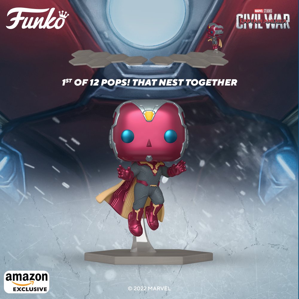 Captain America 3 Civil War Iron Man Build-A-Scene Funko POP! Vinyl