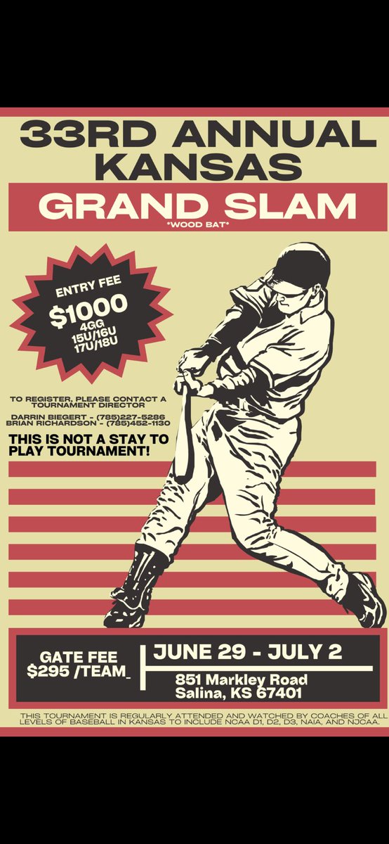 Salina Baseball Tournaments tweet media