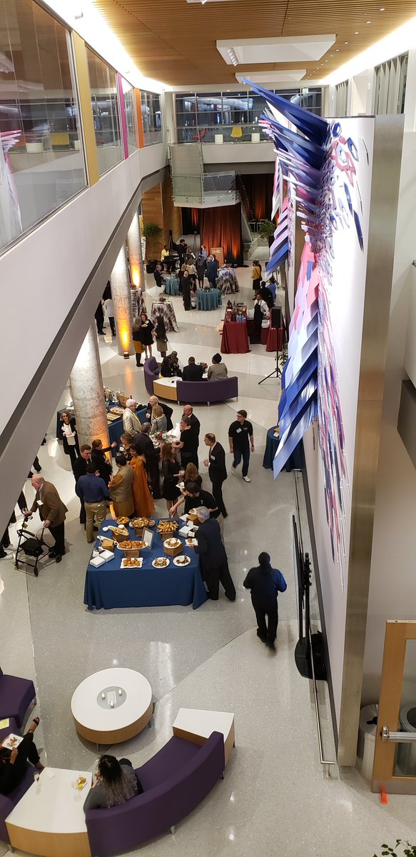 We had a lovely "Transforming our Community" reception Saturday evening in the ILSB atrium with  #UMBCpresident Valerie Sheares Ashby. Thank you for all who attended.