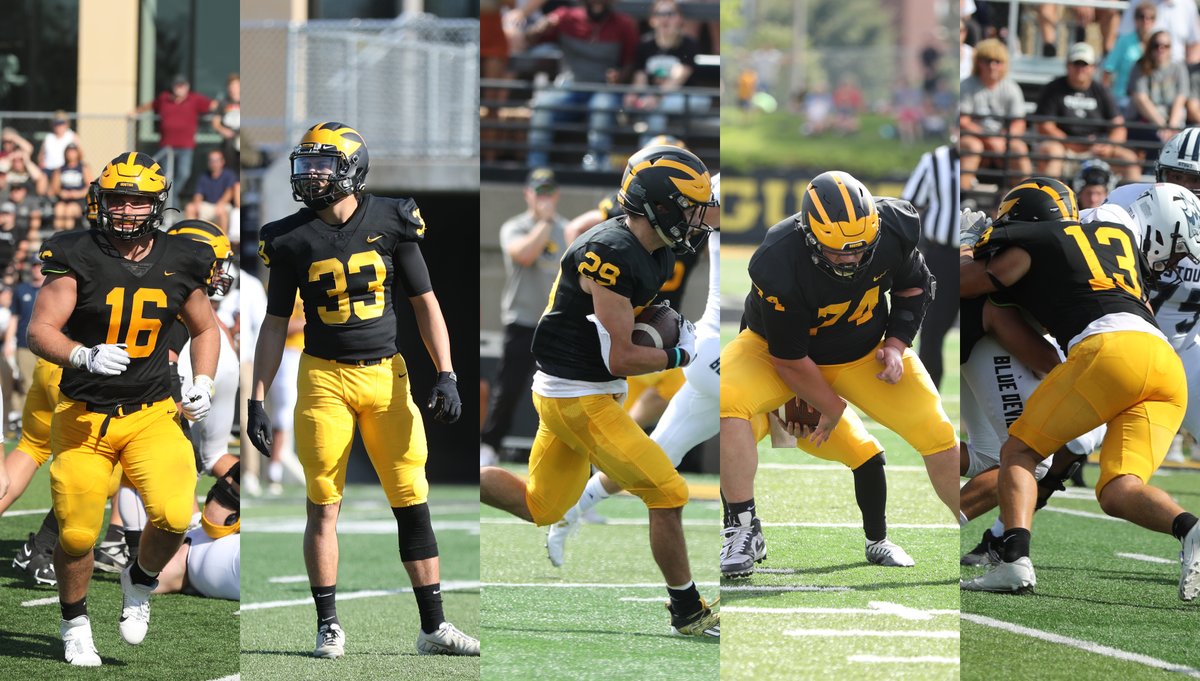 Five from @GAC_Football earn D3football.com All-Region honors #GoGusties

Release: athletics.blog.gustavus.edu/2022/12/07/fiv…