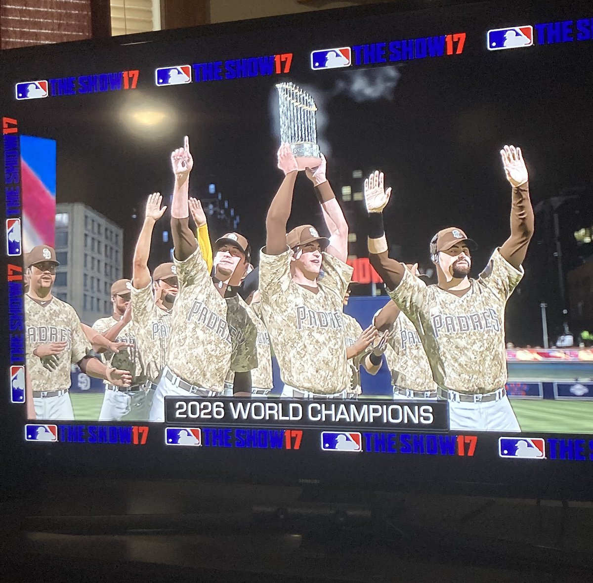 _Beastmode9000_'s tweet photo. LFGGGGGG! I did it, and in game 7 no less! 8 in row, oh hell yeahhhh! ⚾️🔥 #MLB17 #Padres #Gaming #RoadToTheShow https://t.co/MCd2RsTrNC