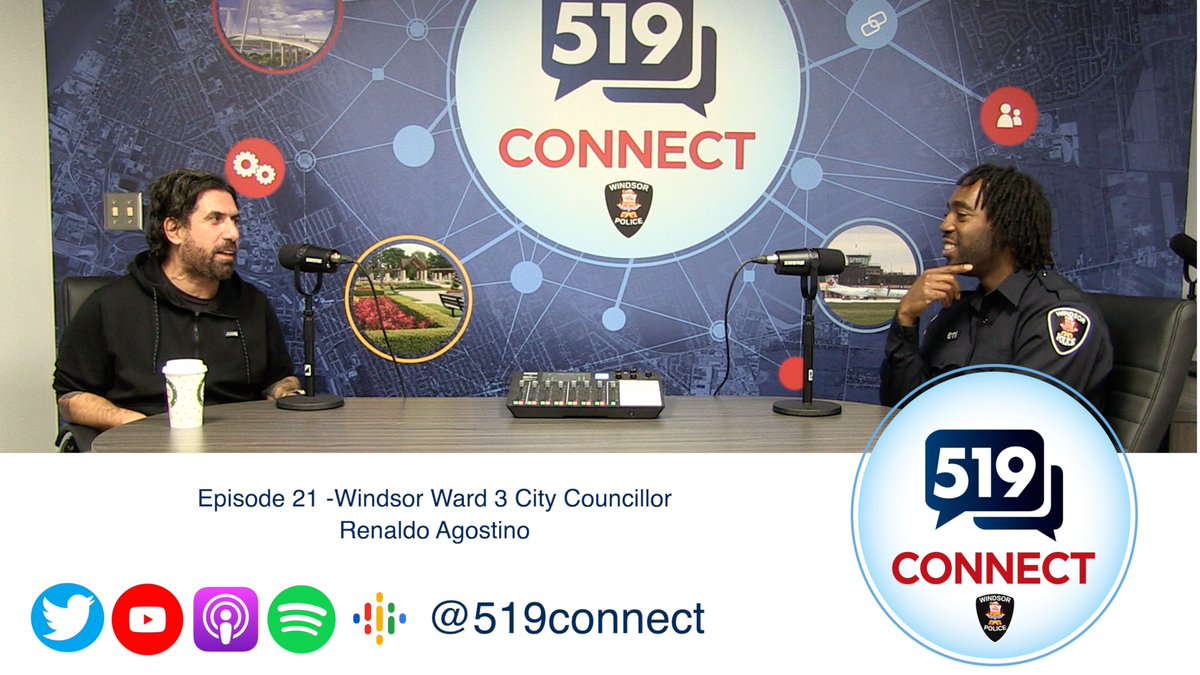 519connect (@519connect) on Twitter photo Join <a href="/Adjetey_wps/">Constable Adjetey-Nelson</a> and <a href="/RenaldoAgostino/">Councillor Renaldo Agostino</a> as they discuss his new role as Ward 3 Councillor and working collaboratively with residents, business owners and community partners to create a vibrant <a href="/CityWindsorON/">City of Windsor</a>
#LetsHaveAConversation
Find us at: linktr.ee/519connect Join <a href="/Adjetey_wps/">Constable Adjetey-Nelson</a> and <a href="/RenaldoAgostino/">Councillor Renaldo Agostino</a> as they discuss his new role as Ward 3 Councillor and working collaboratively with residents, business owners and community partners to create a vibrant <a href="/CityWindsorON/">City of Windsor</a>
#LetsHaveAConversation
Find us at: linktr.ee/519connect