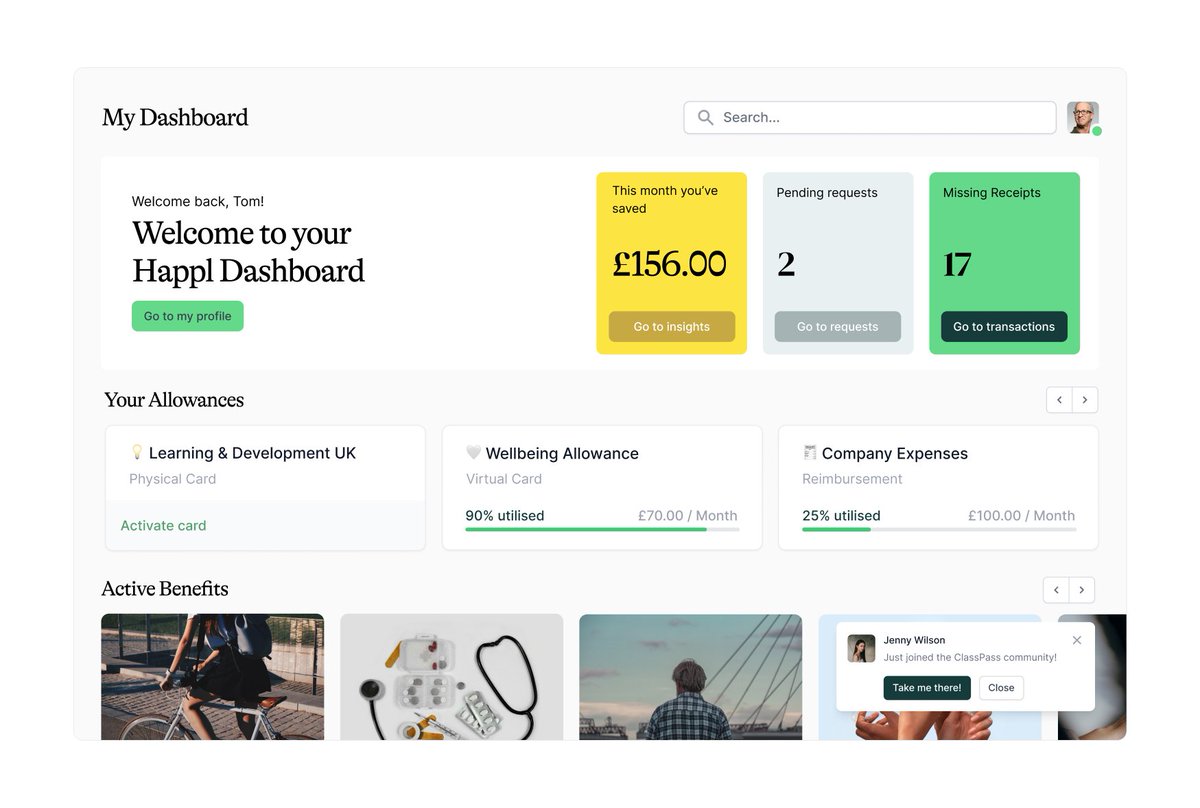 YC W22's <a href="/joinHappl/">Happl</a> helps companies set up and manage their people engagement initiatives in seconds, while saving them time and money on implementation, admin, and compliance.

They're live today on Launch YC — check them out! ycombinator.com/launches/Hcv-h…