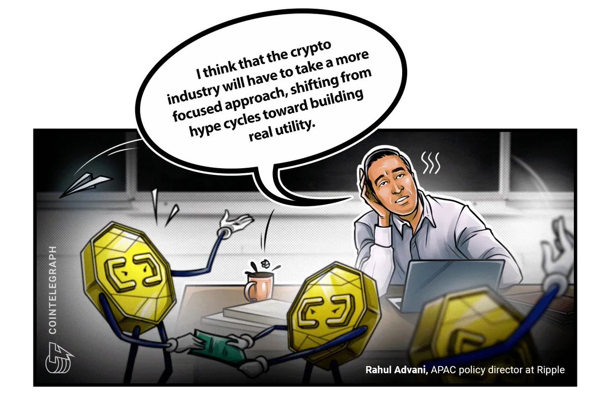Cointelegraph's tweet photo. A "one size fits all" regulatory approach to crypto companies will not work, according to Advani. He instead advocated for a “risk-based approach” to regulating the industry.

Catch up on more memorable quotes from last week on our Hodler’s digest:
https://t.co/ZAdlmsegU3 https://t.co/KMUp1IRDbi