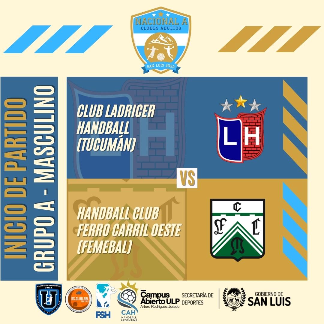 FEDERACION SANLUISEÑA DE HANDBALL (@fedsanluishand) on Twitter photo “Nacional A” Clubes Adultos:
Grupo A Masculino
Club Ladricer Handball (Tucumán) vs Handball Club Ferro Carril Oeste (FEMEBAL)
INICIO DE PARTIDO
Transmisión en vivo en youtube.com/@handball.arge…
<a href="/LadricerHand/">Ladricer Handball Club</a>
@LadricerHandballTuc
@ladricerhandball
<a href="/FerroOficial/">Ferro Carril Oeste</a> “Nacional A” Clubes Adultos:
Grupo A Masculino
Club Ladricer Handball (Tucumán) vs Handball Club Ferro Carril Oeste (FEMEBAL)
INICIO DE PARTIDO
Transmisión en vivo en youtube.com/@handball.arge…
<a href="/LadricerHand/">Ladricer Handball Club</a>
@LadricerHandballTuc
@ladricerhandball
<a href="/FerroOficial/">Ferro Carril Oeste</a>