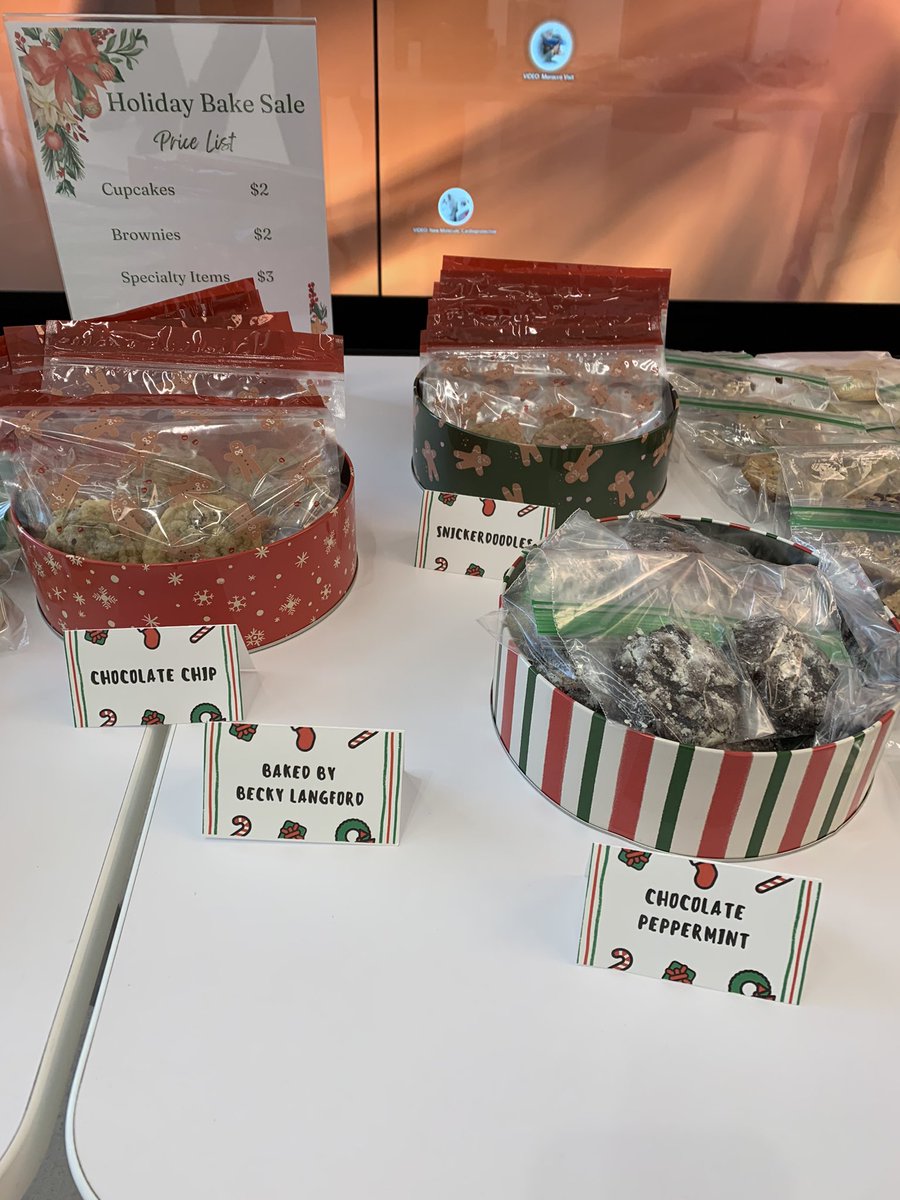 I made chocolate chip, snickerdoodles and chocolate peppermint cookies for our Commonwealth of Virginia Campaign bake sale at <a href="/FralinBiomed/">Fralin Biomedical Research Institute</a> today! We’ll be here from 1-3pm in Riverside 4!