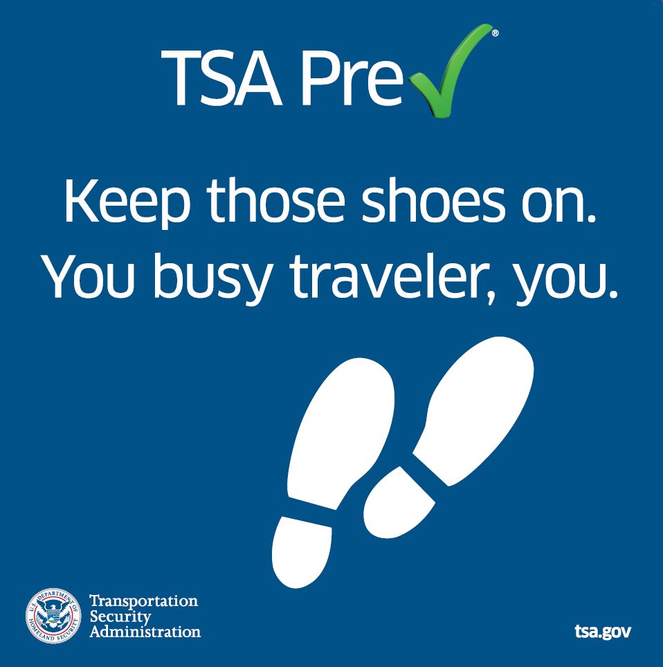 Check out TSA PreCheck! Wait 5 Minutes or Less. In November 2022, 92% of TSA PreCheck® passengers waited less than 5 min. Children 12 and under can join a parent/guardian with TSA PreCheck® in the dedicated lanes. Learn more at tsa.gov/precheck
