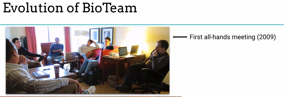 chris_dag's tweet photo. Favorite pictures from our #BioTeam 20th Anniversary Webinar
How we started (dudefest ...)
How we look today ... https://t.co/SbuLp31sND